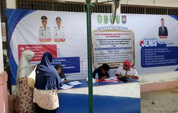 Gebyar Administrasi Kependudukan (Adminduk) di Singkawang, Kalbar